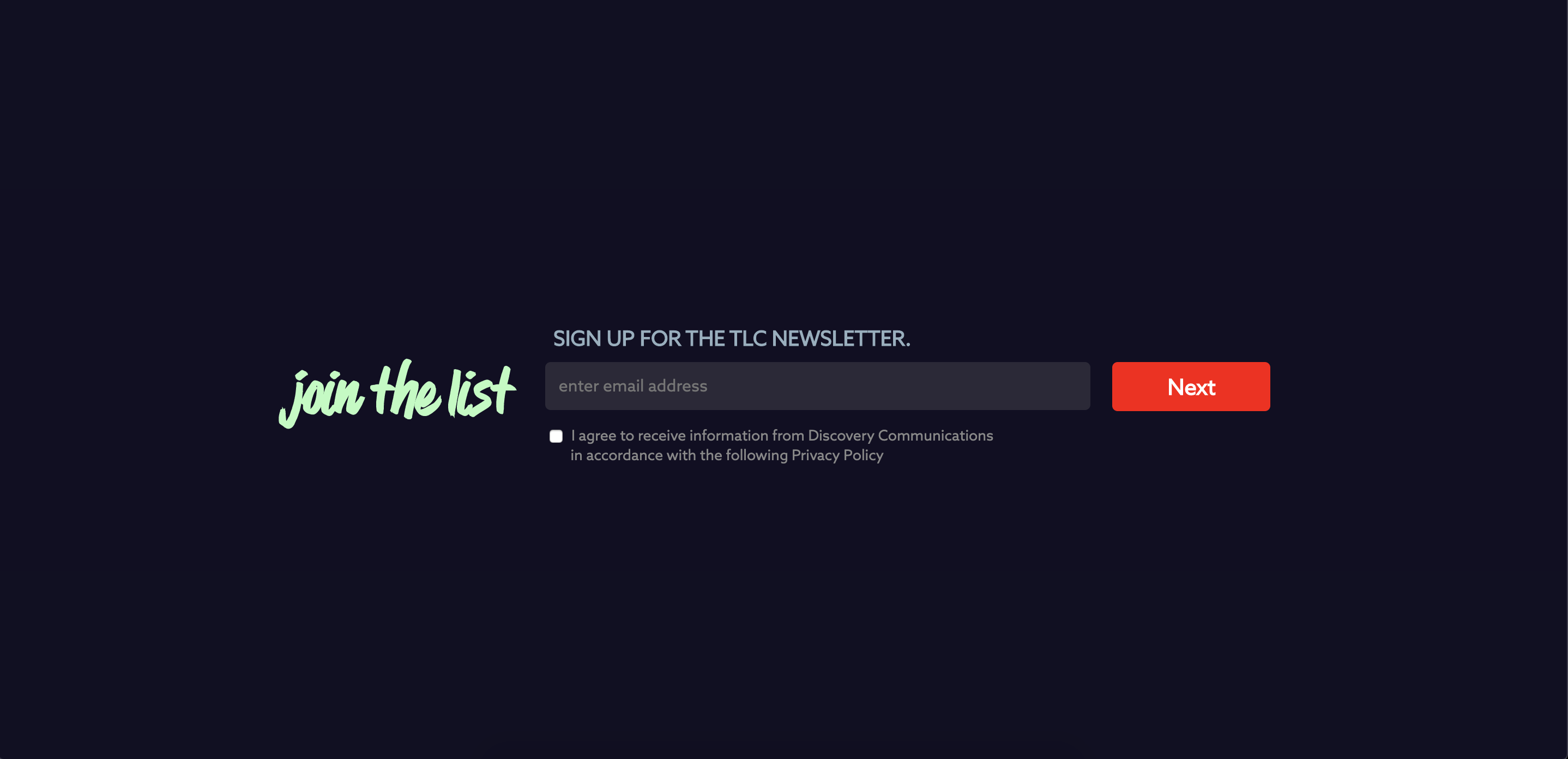 Signup Newsletter